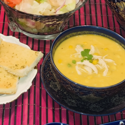 sweet corn chicken soup