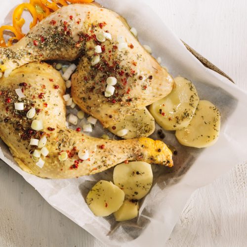 uncooked-chicken-legs-with-species-potato